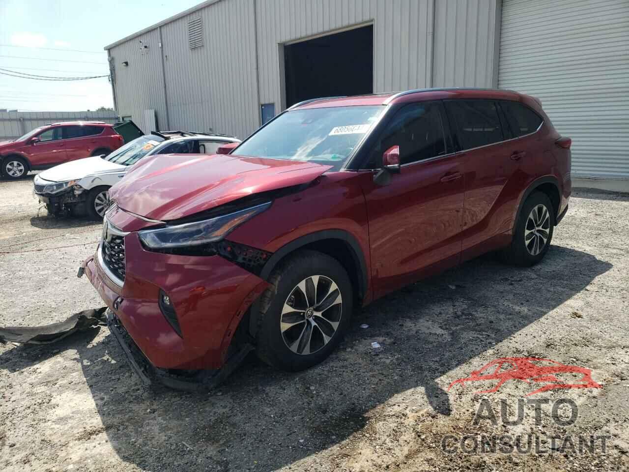 TOYOTA HIGHLANDER 2021 - 5TDGZRAH5MS071615