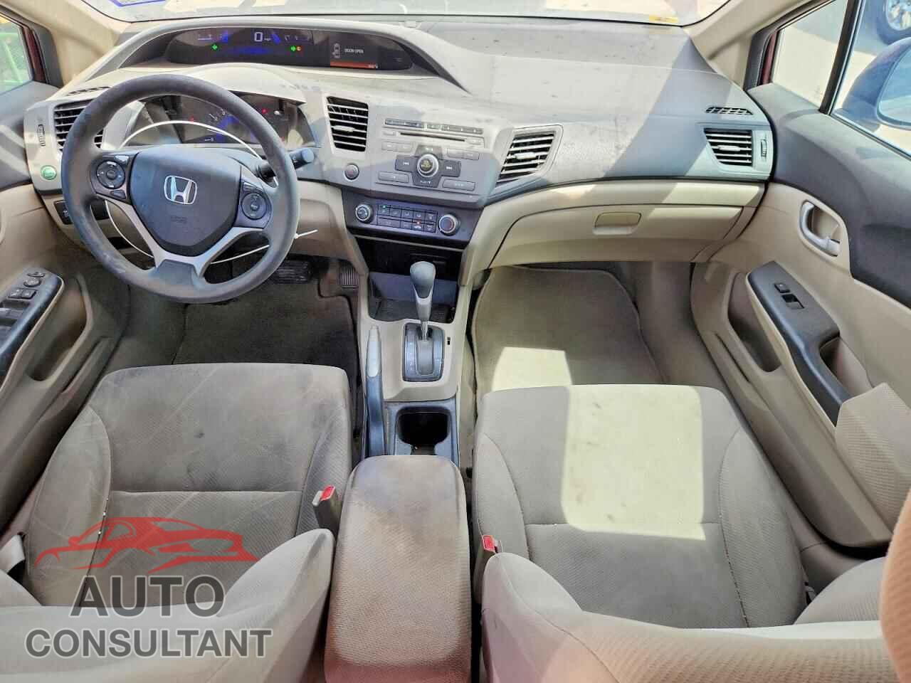 HONDA CIVIC 2012 - 2HGFB2F54CH612836