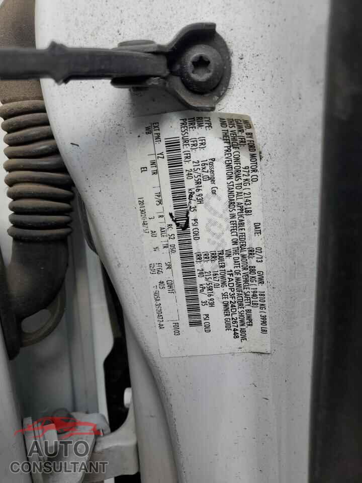 FORD FOCUS 2013 - 1FADP3F24DL267448