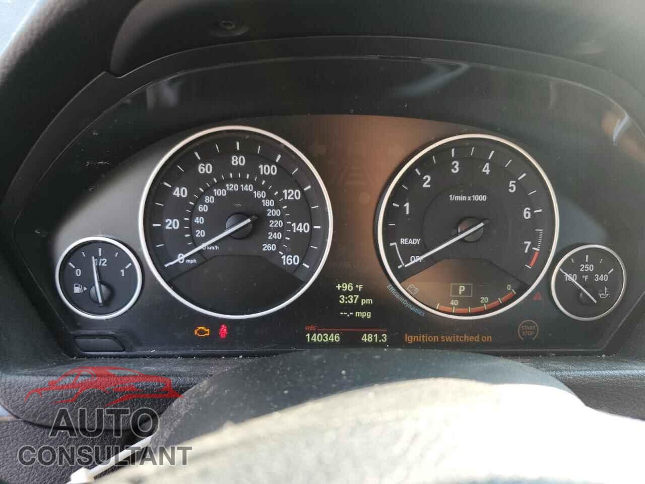 BMW 3 SERIES 2013 - WBA3B5C53DF594465