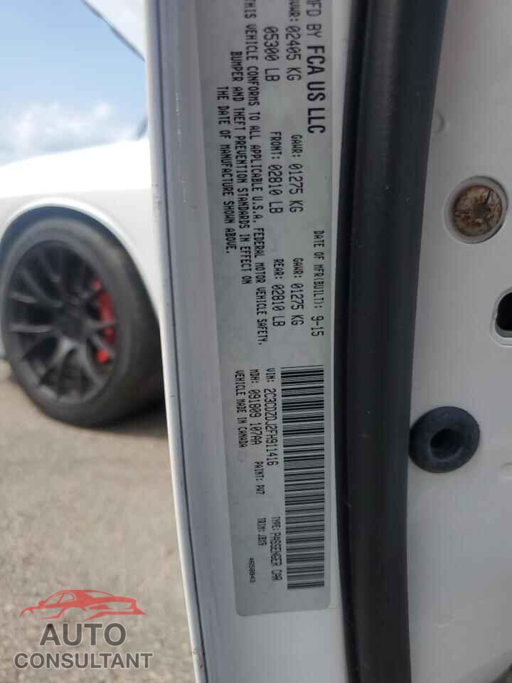 DODGE CHALLENGER 2015 - 2C3CDZDJ2FH911416