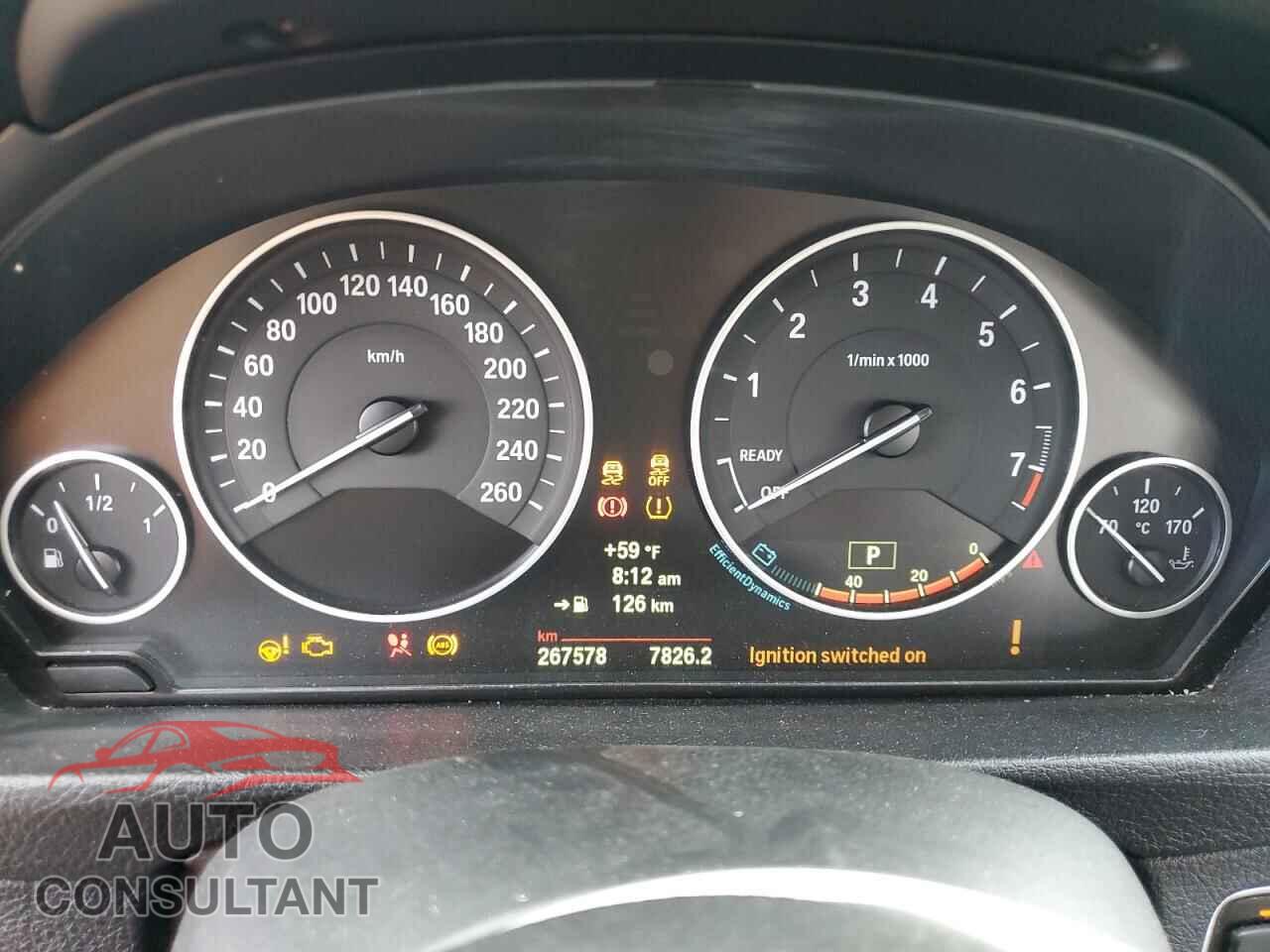 BMW 3 SERIES 2013 - WBA3B3C5XDF543548