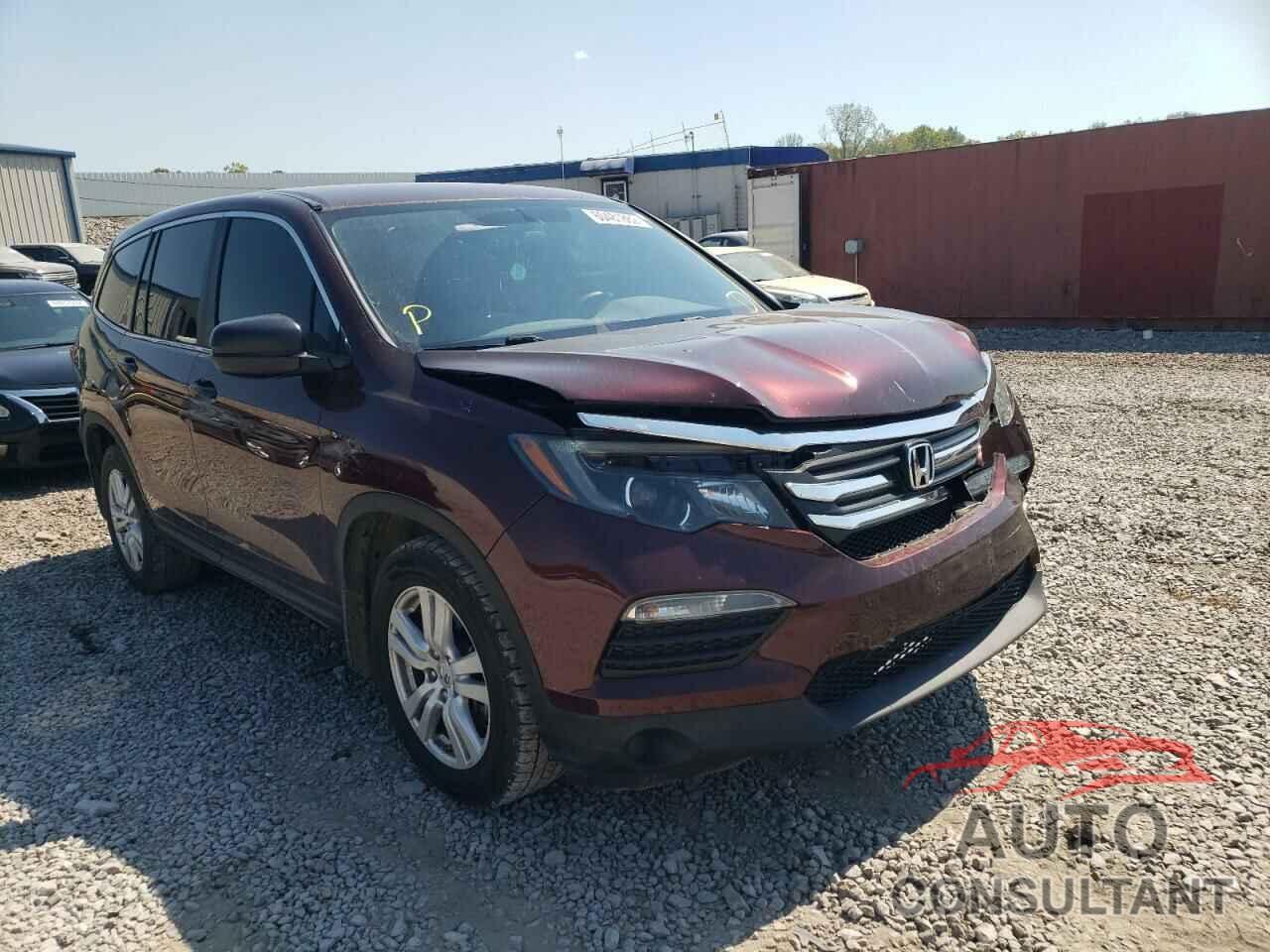 HONDA PILOT 2016 - 5FNYF5H18GB040866