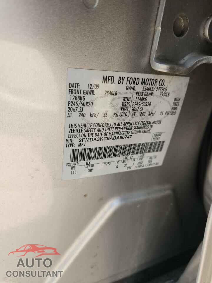 FORD EDGE 2010 - 2FMDK3KC9ABA86747