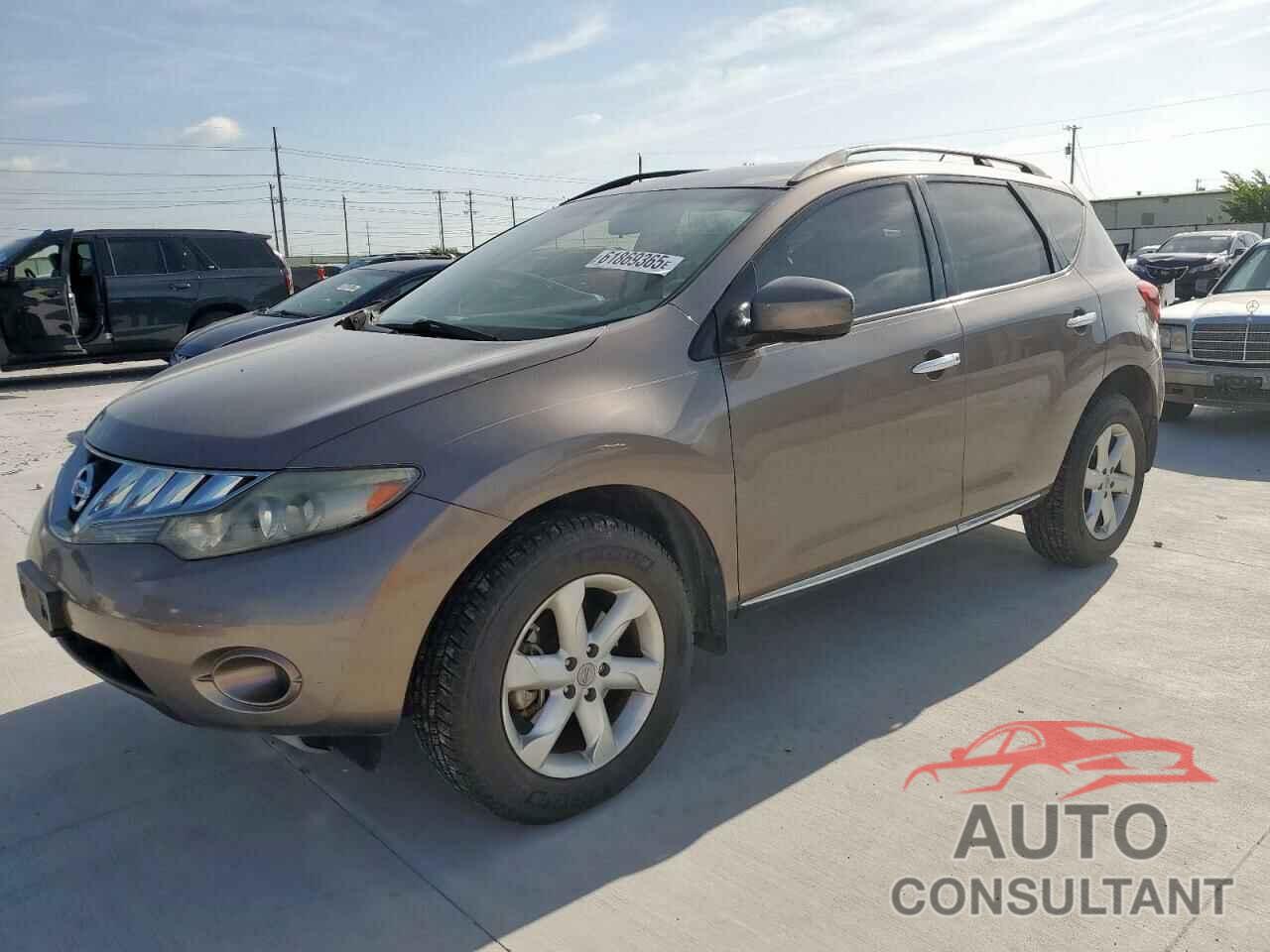 NISSAN MURANO 2009 - JN8AZ18U19W106561