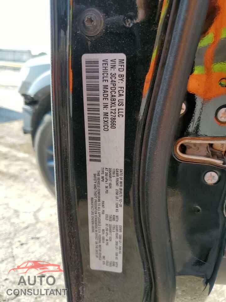 DODGE JOURNEY 2020 - 3C4PDCABXLT278660
