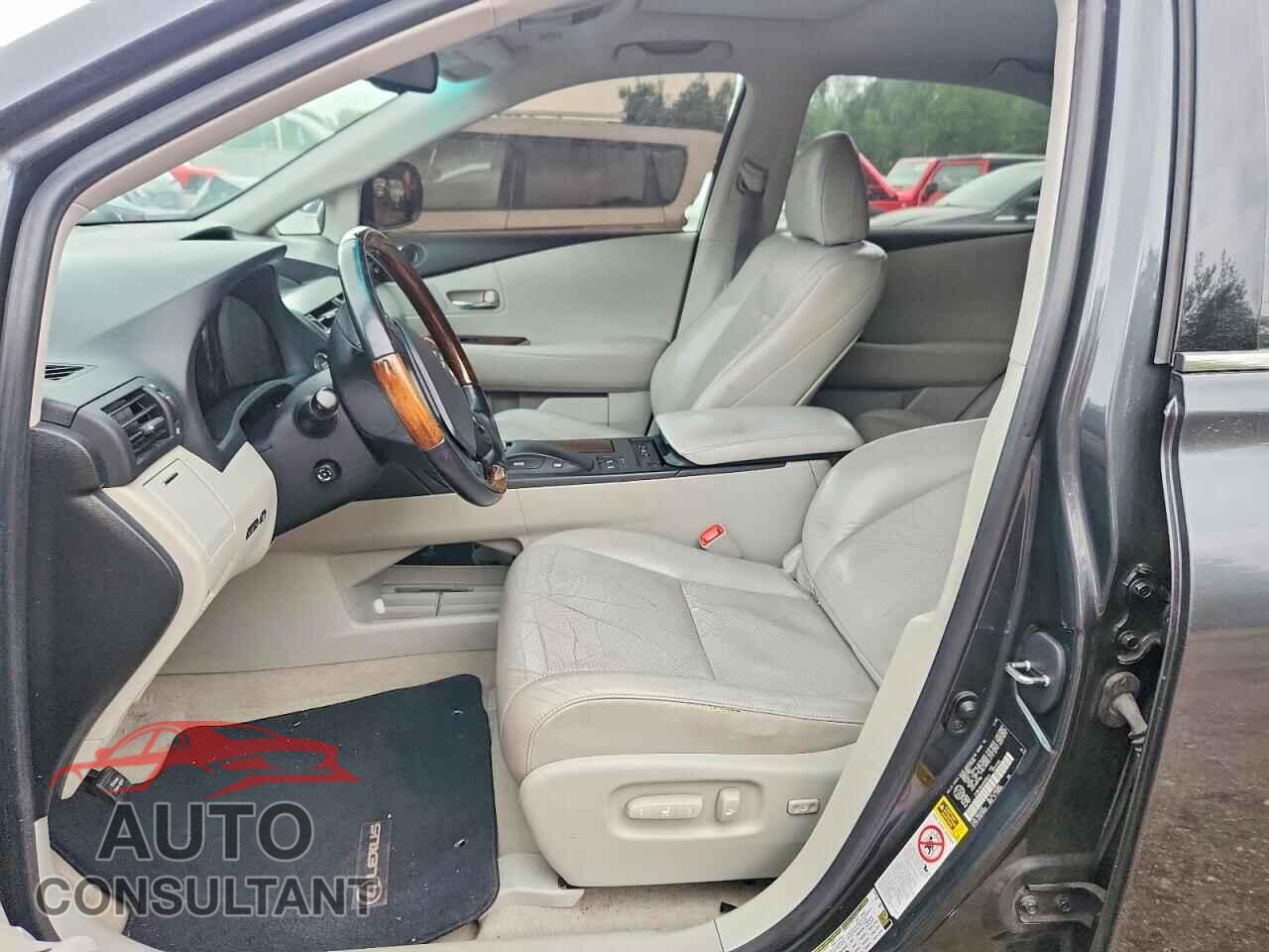 LEXUS RX350 2010 - 2T2BK1BA4AC036615