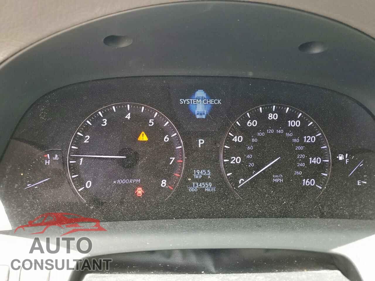 LEXUS LS460 2011 - JTHBL5EF9B5103027