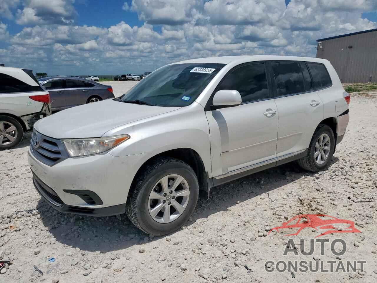 TOYOTA HIGHLANDER 2012 - 5TDZA3EH7CS018923