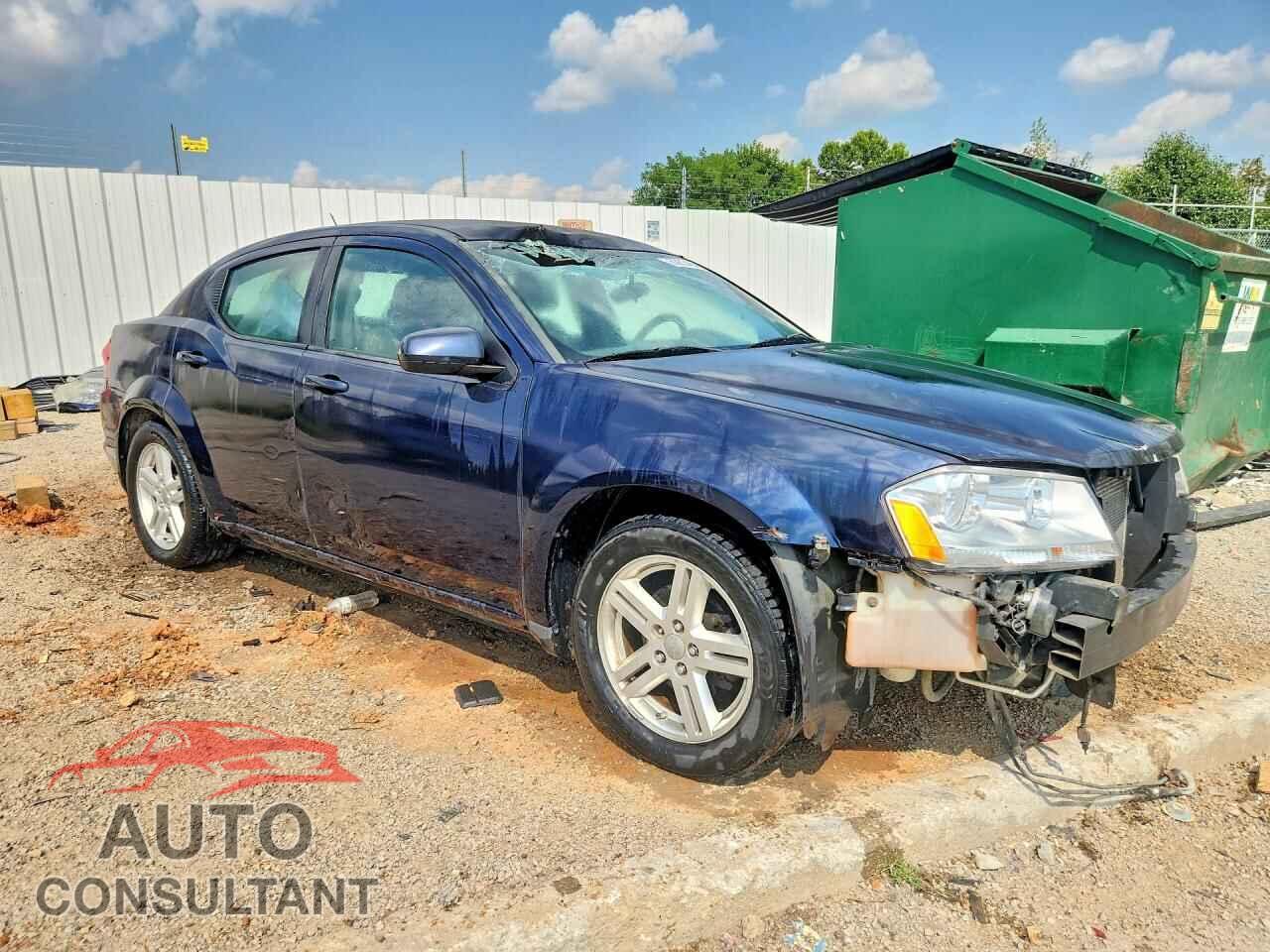 DODGE AVENGER 2012 - 1C3CDZCB1CN178501