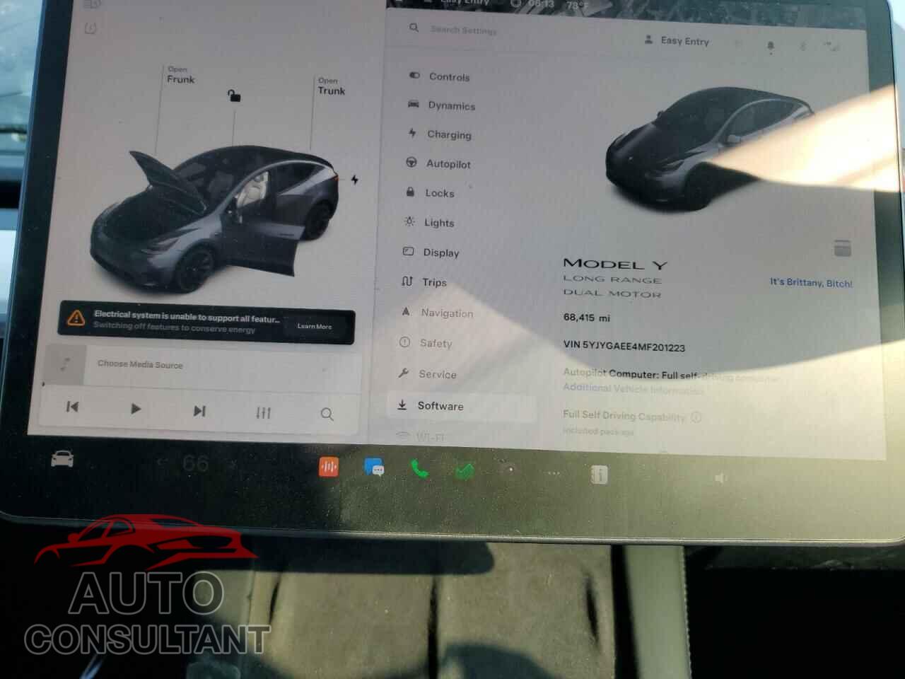 TESLA MODEL Y 2021 - 5YJYGAEE4MF201223