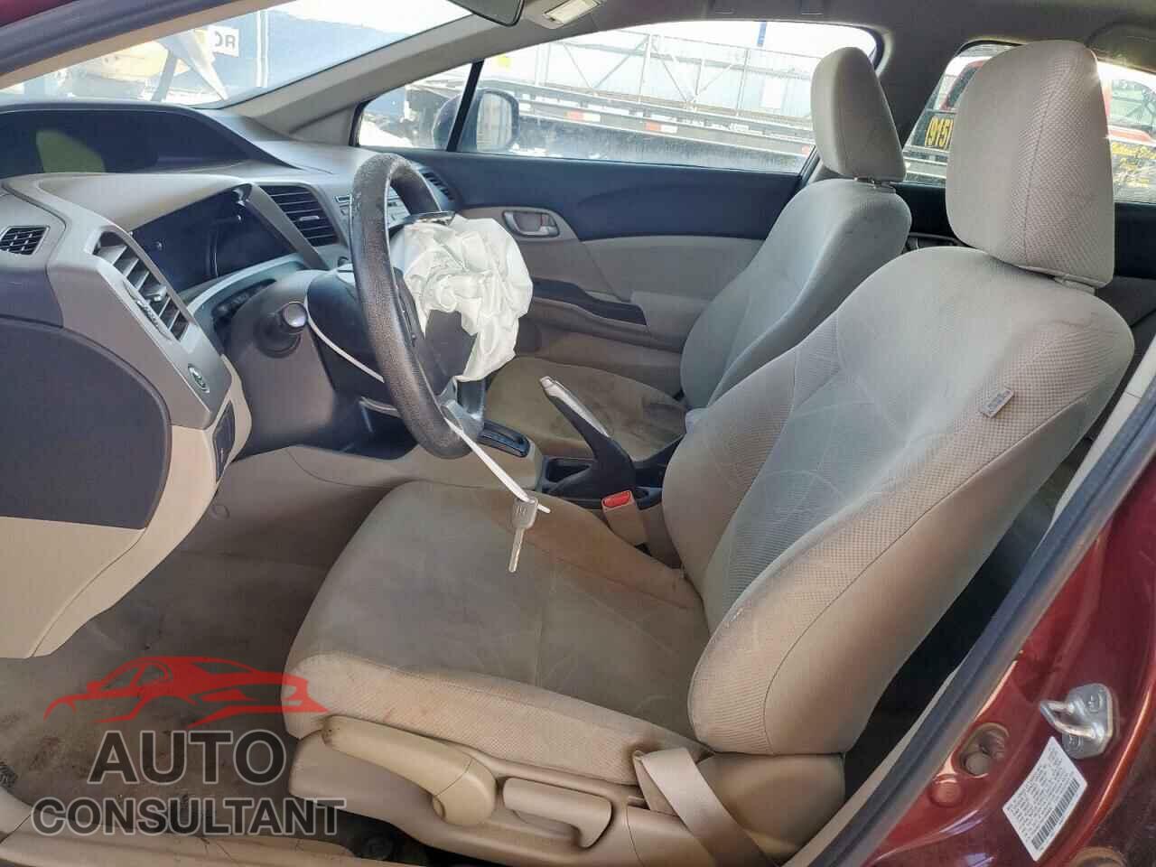 HONDA CIVIC 2012 - 2HGFB2F5XCH606832