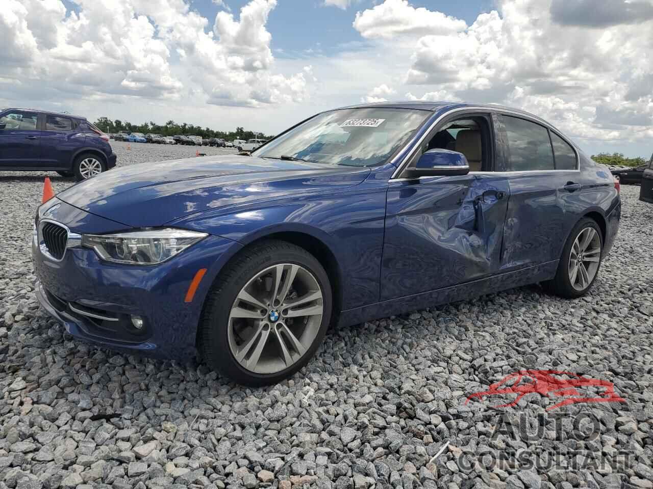 BMW 3 SERIES 2017 - WBA8B9G36HNU55898