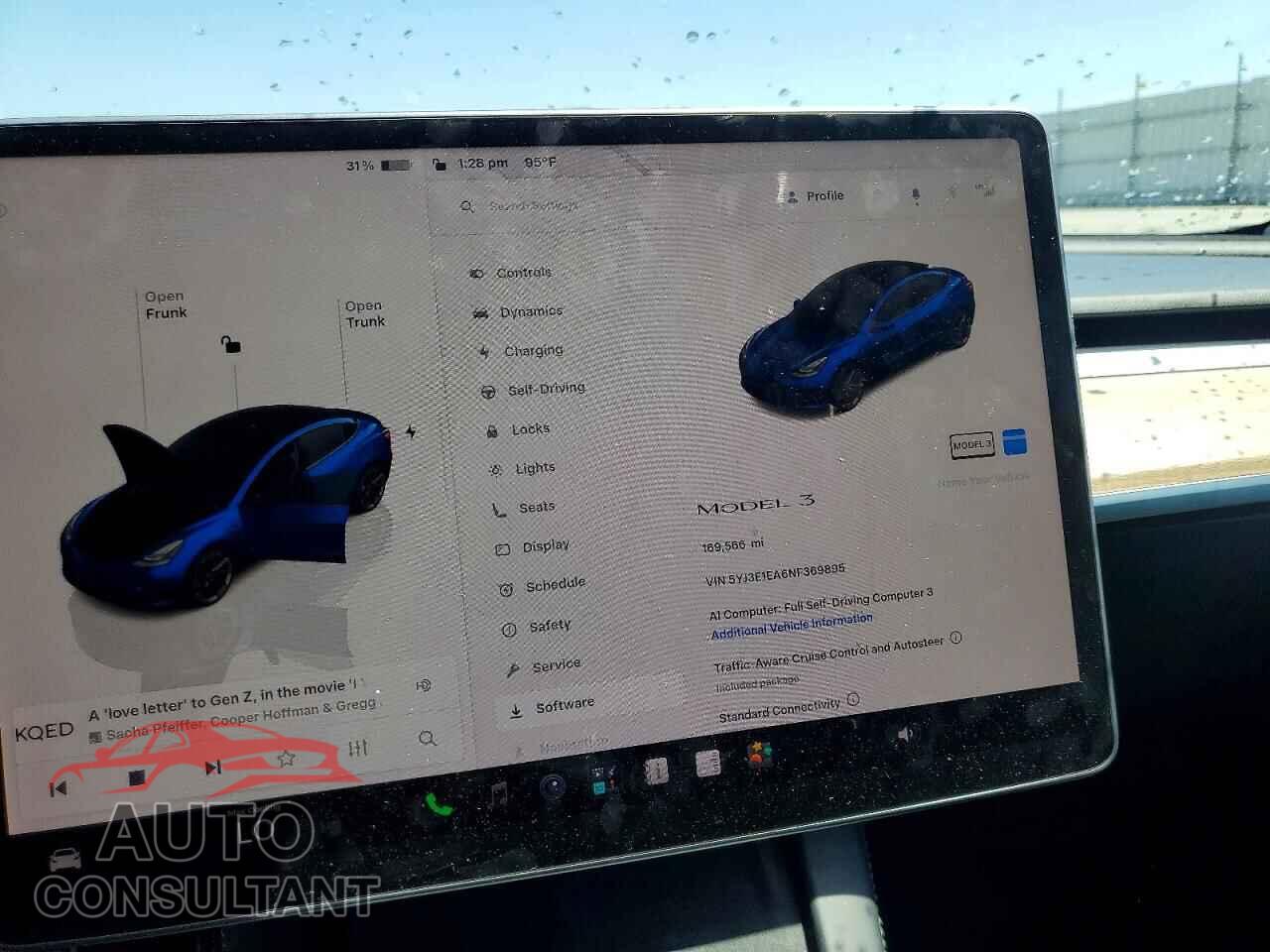 TESLA MODEL 3 2022 - 5YJ3E1EA6NF369895