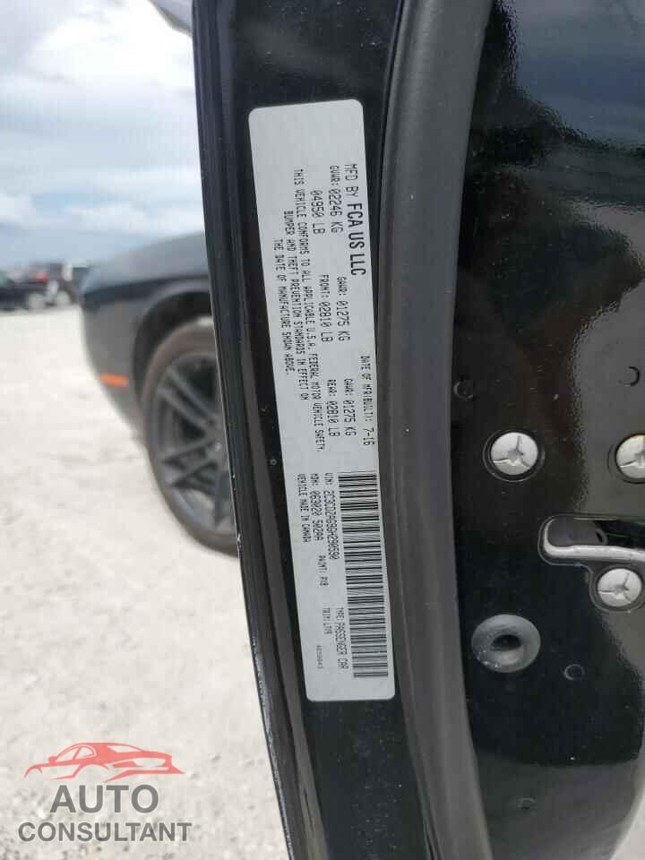 DODGE CHALLENGER 2016 - 2C3CDZAG9GH290590