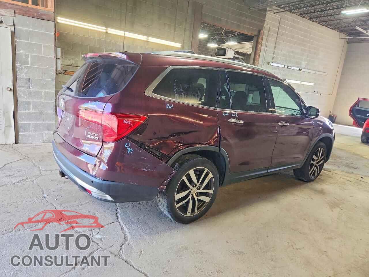 HONDA PILOT 2017 - 5FNYF6H0XHB057327
