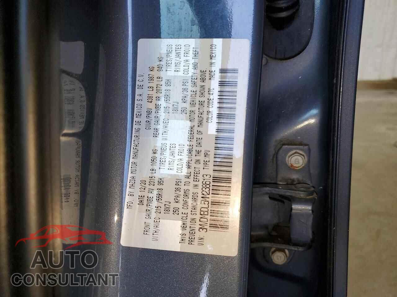 MAZDA CX30 2021 - 3MVDMBDL5MM238613