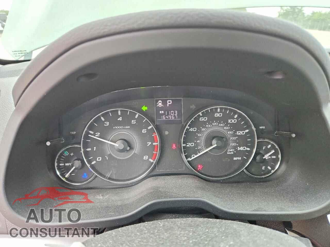 SUBARU OUTBACK 2012 - 4S4BRBGC8C3275737