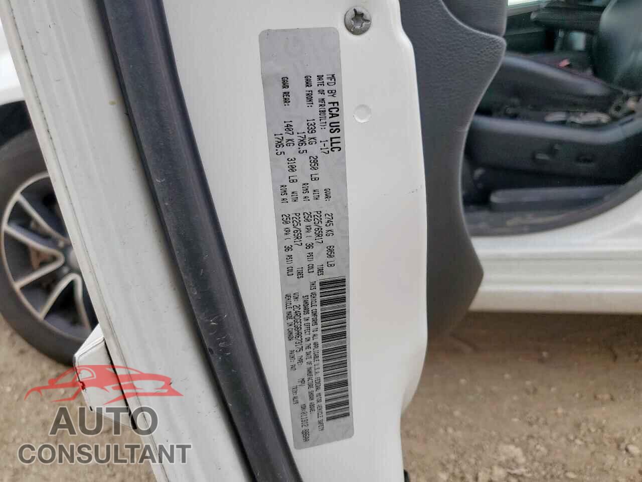 DODGE CARAVAN 2017 - 2C4RDGEG6HR673175