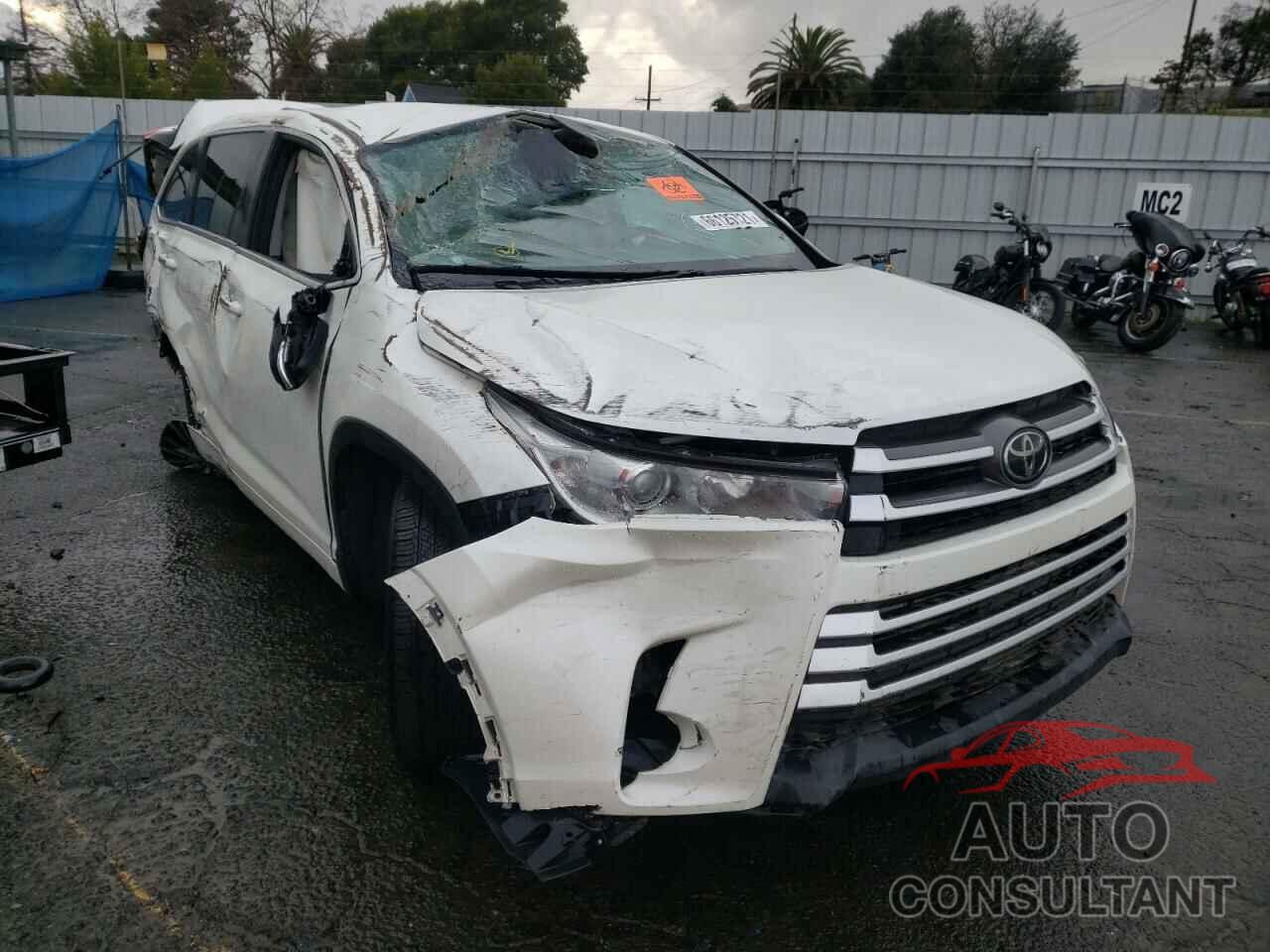 TOYOTA HIGHLANDER 2017 - 5TDZZRFHXHS188498