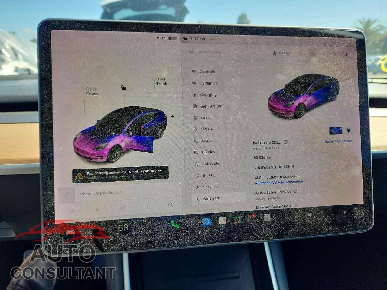 TESLA MODEL 3 2018 - 5YJ3E1EA3JF165940