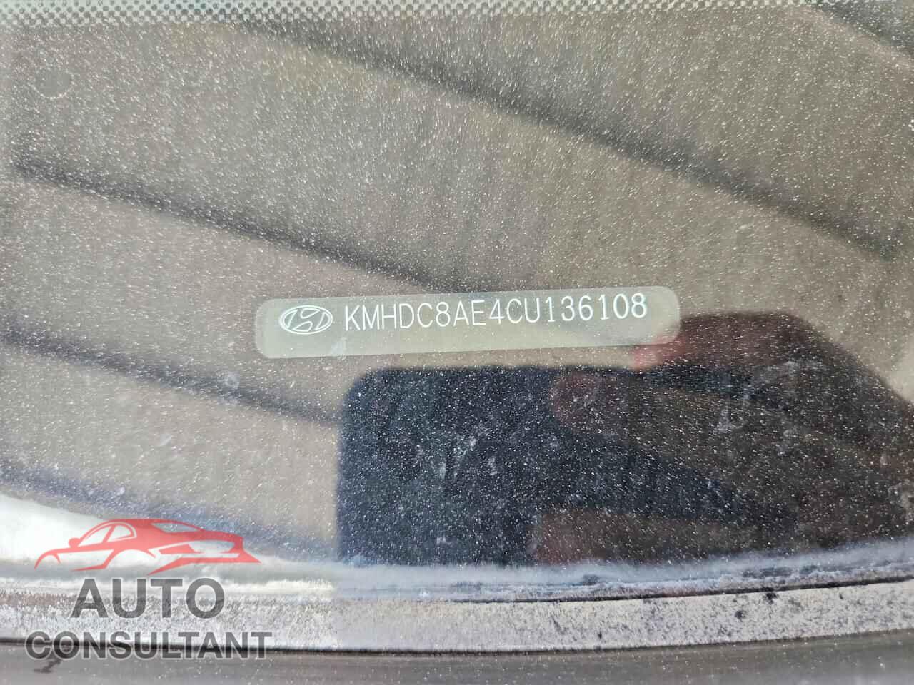 HYUNDAI ELANTRA 2012 - KMHDC8AE4CU136108