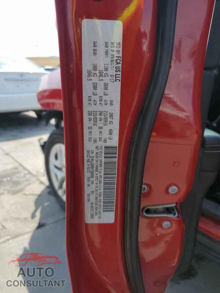 JEEP COMPASS 2017 - 3C4NJDAB0HT668082