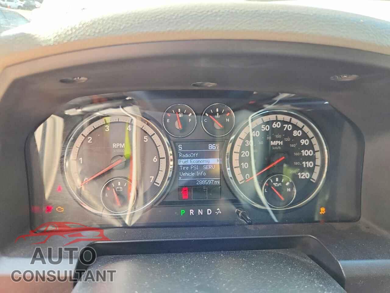 DODGE RAM 1500 2012 - 1C6RD6LTXCS312928