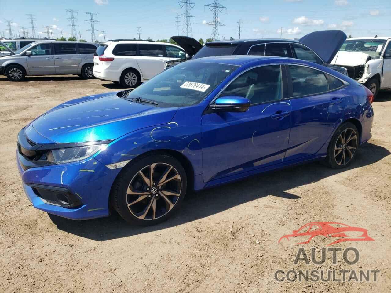HONDA CIVIC 2019 - 2HGFC2F81KH523232