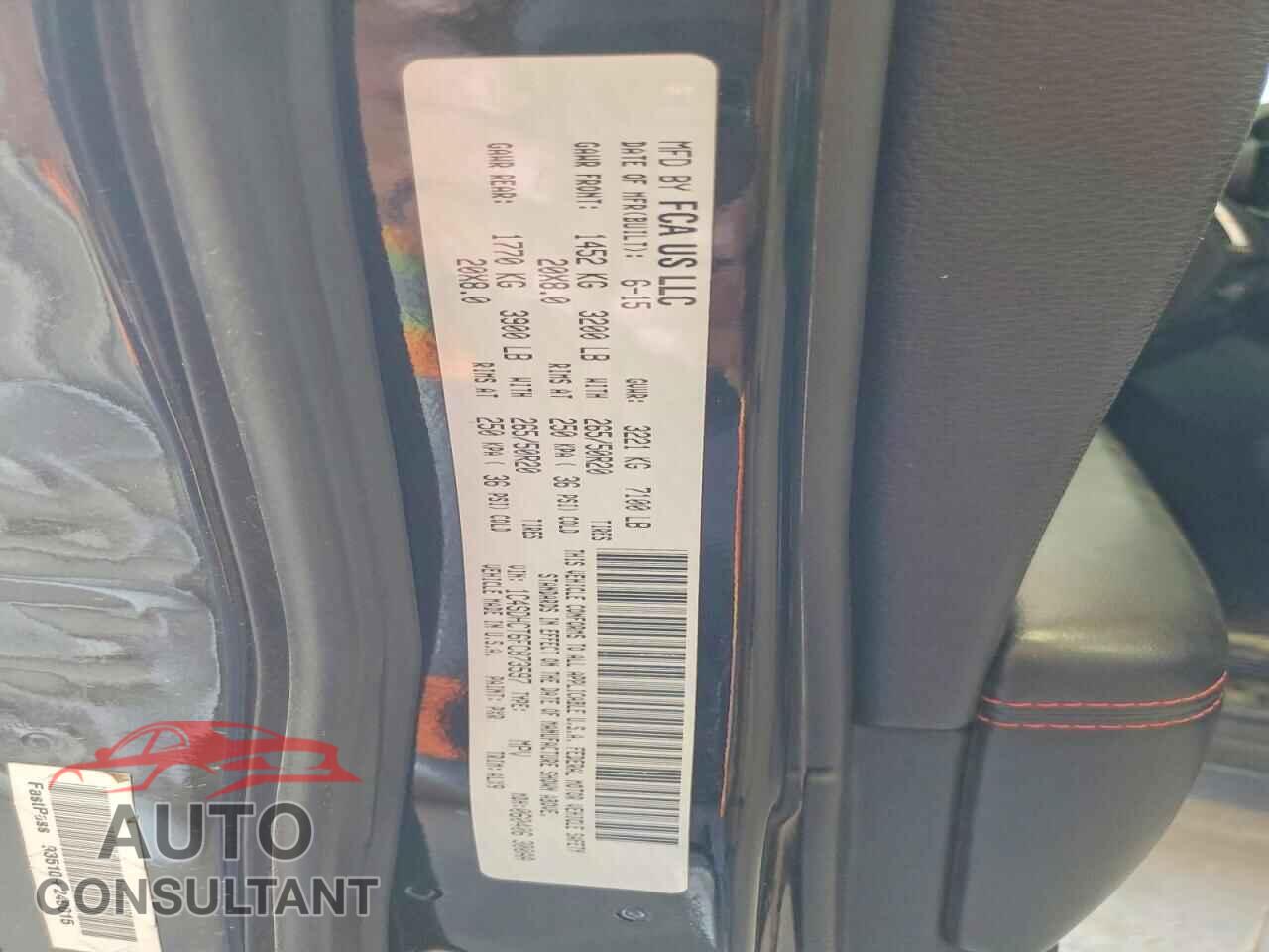 DODGE DURANGO 2015 - 1C4SDHCT6FC873597