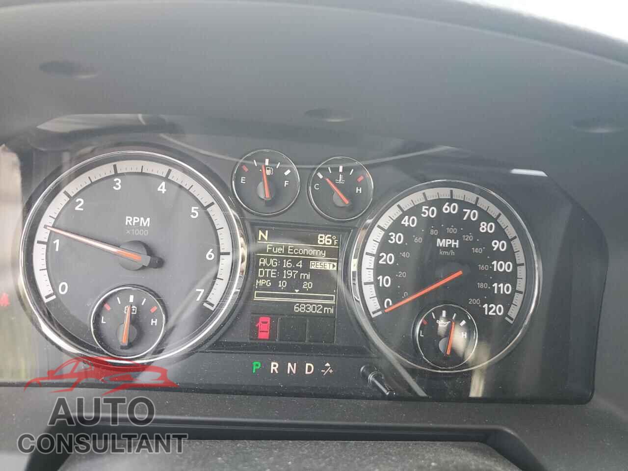 DODGE RAM 1500 2012 - 1C6RD7MT2CS195995