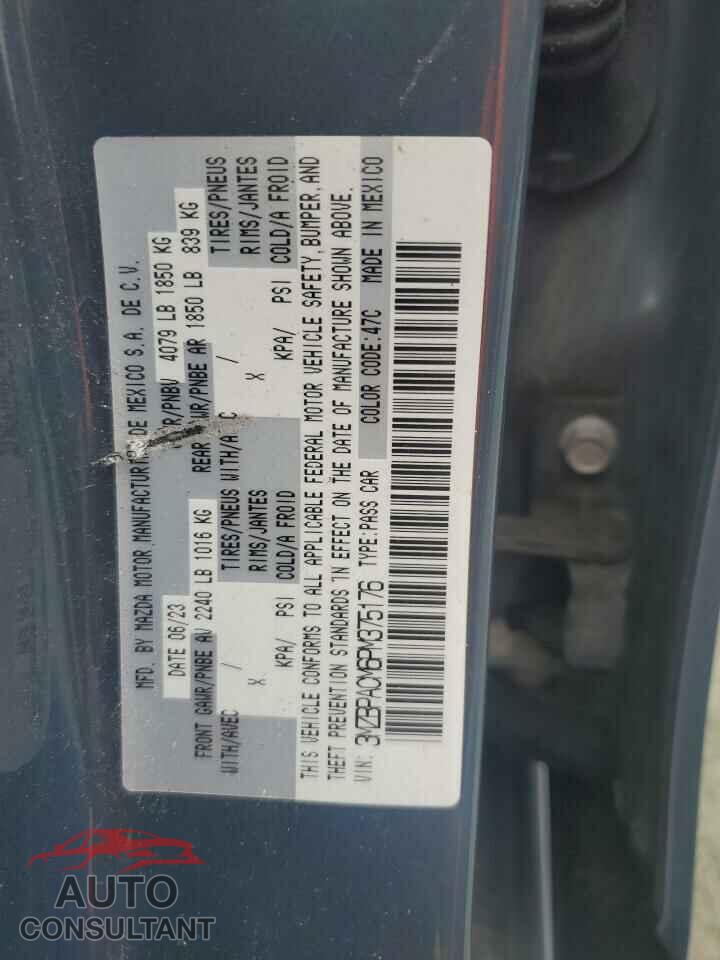 MAZDA 3 2023 - 3MZBPACM6PM375176
