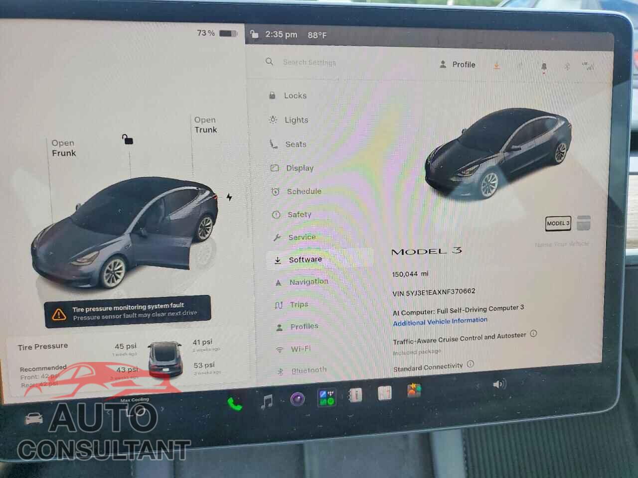 TESLA MODEL 3 2022 - 5YJ3E1EAXNF370662