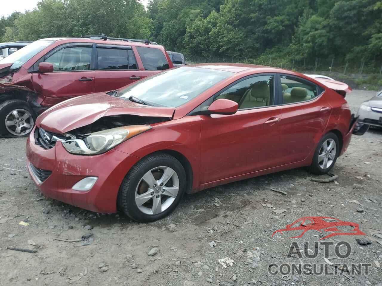 HYUNDAI ELANTRA 2012 - KMHDH4AE3CU297401