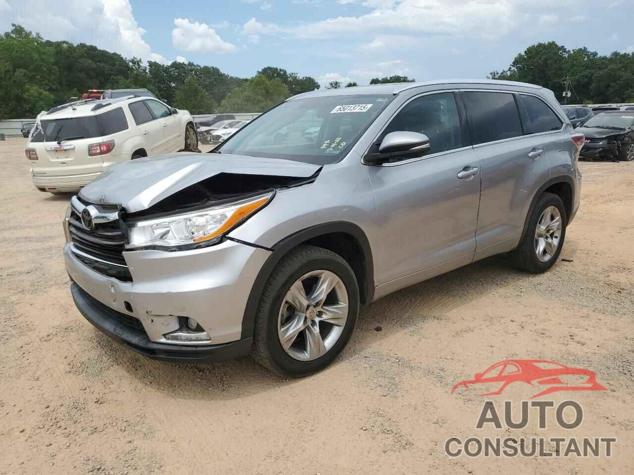 TOYOTA HIGHLANDER 2015 - 5TDYKRFH4FS112997