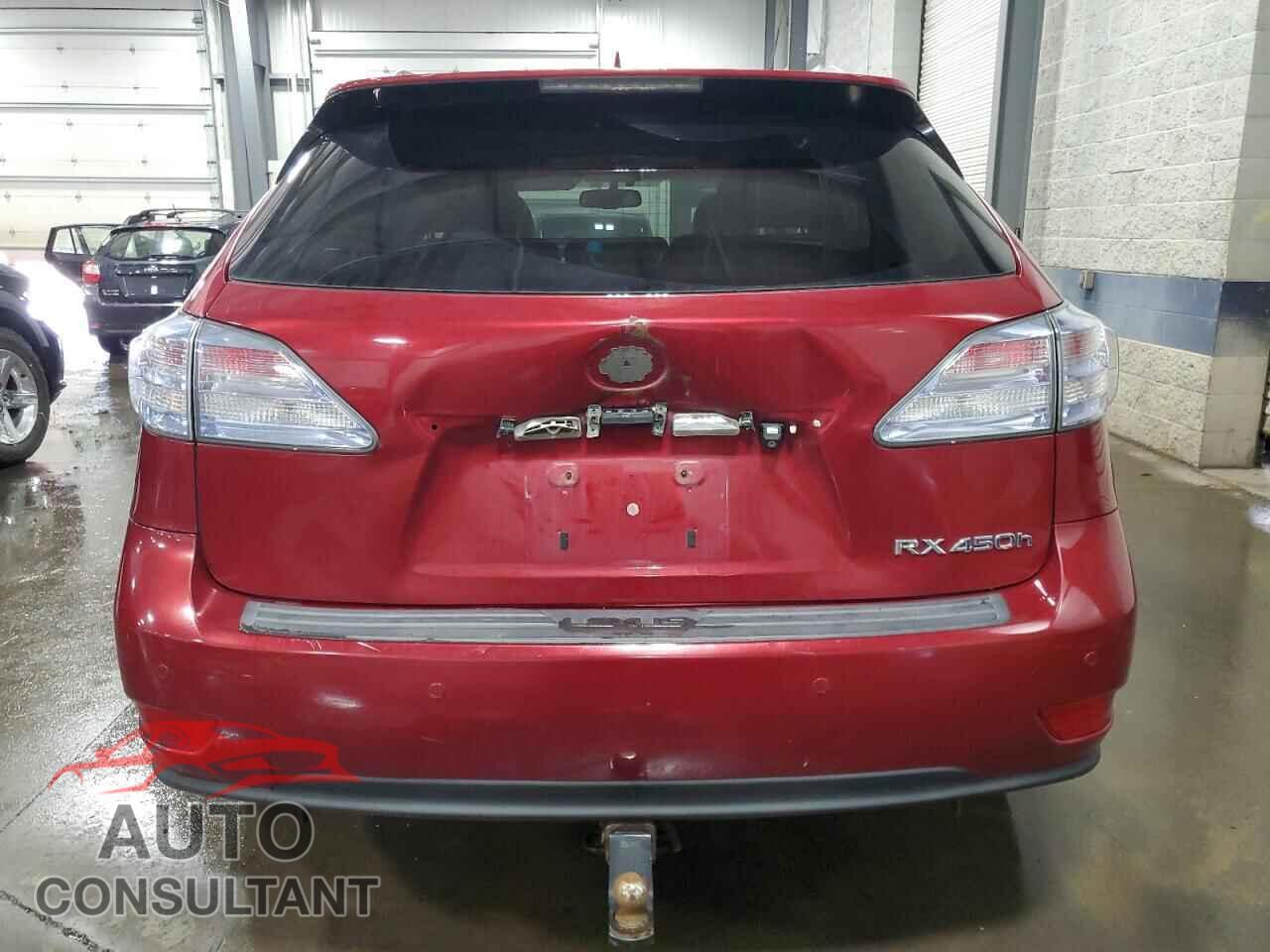 LEXUS RX450 2012 - JTJBC1BA6C2425160