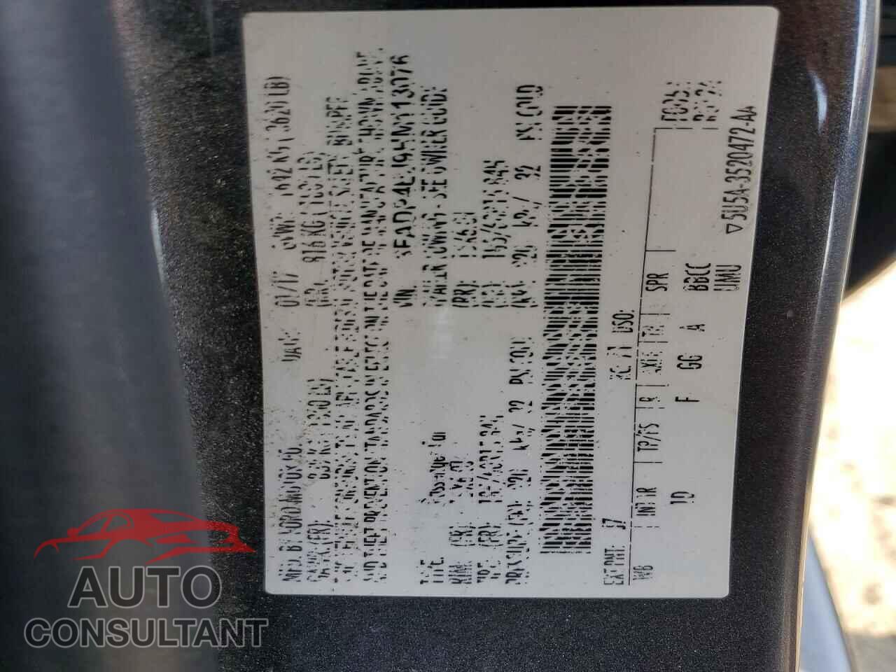 FORD FIESTA 2017 - 3FADP4EJ9HM113076