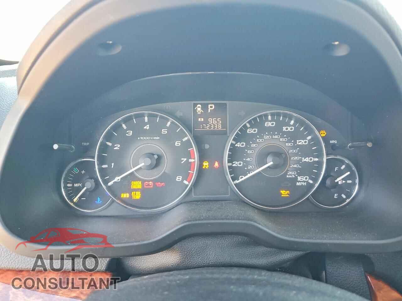SUBARU OUTBACK 2012 - 4S4BRDJC2C2246731