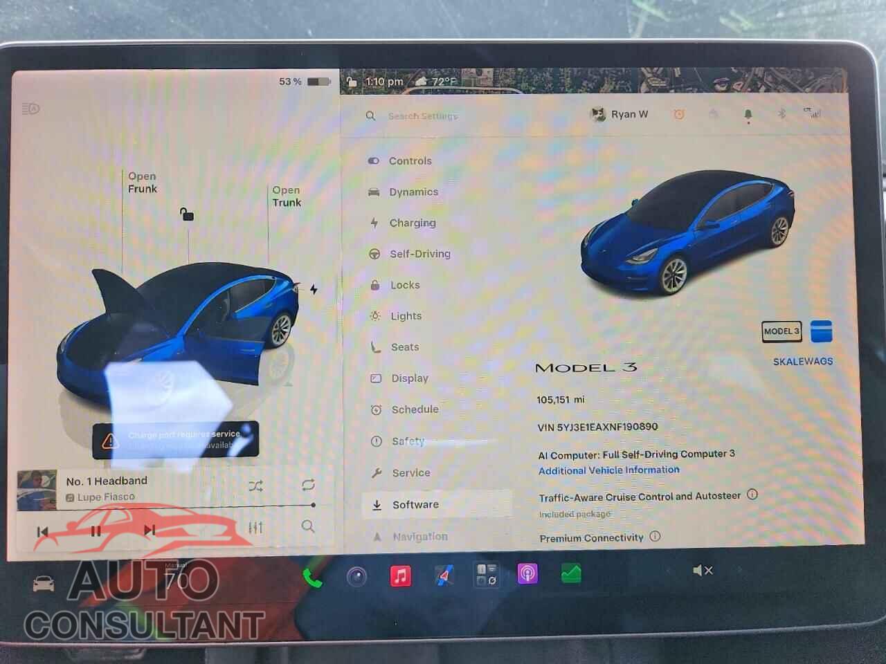 TESLA MODEL 3 2022 - 5YJ3E1EAXNF190890