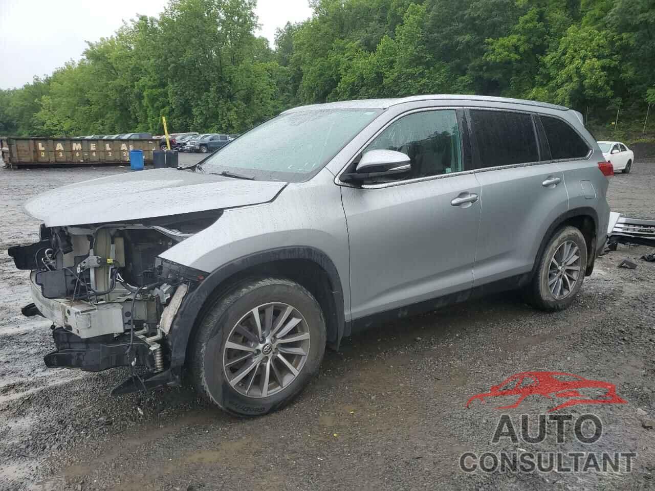 TOYOTA HIGHLANDER 2019 - 5TDJZRFH0KS591068