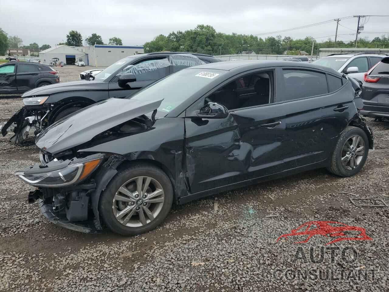 HYUNDAI ELANTRA 2018 - KMHD84LF0JU702861
