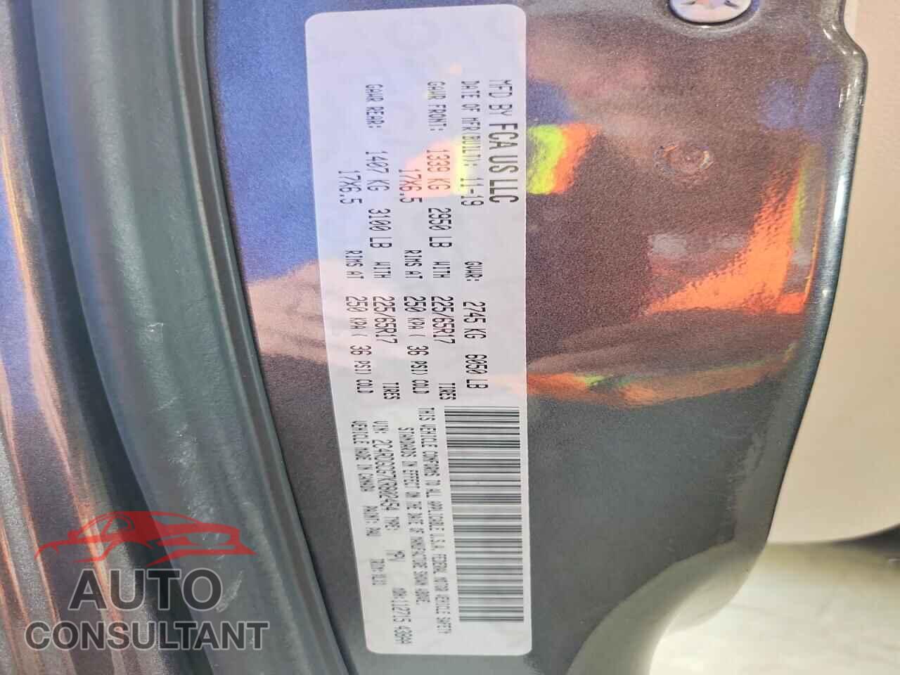 DODGE CARAVAN 2019 - 2C4RDGCG7KR802454
