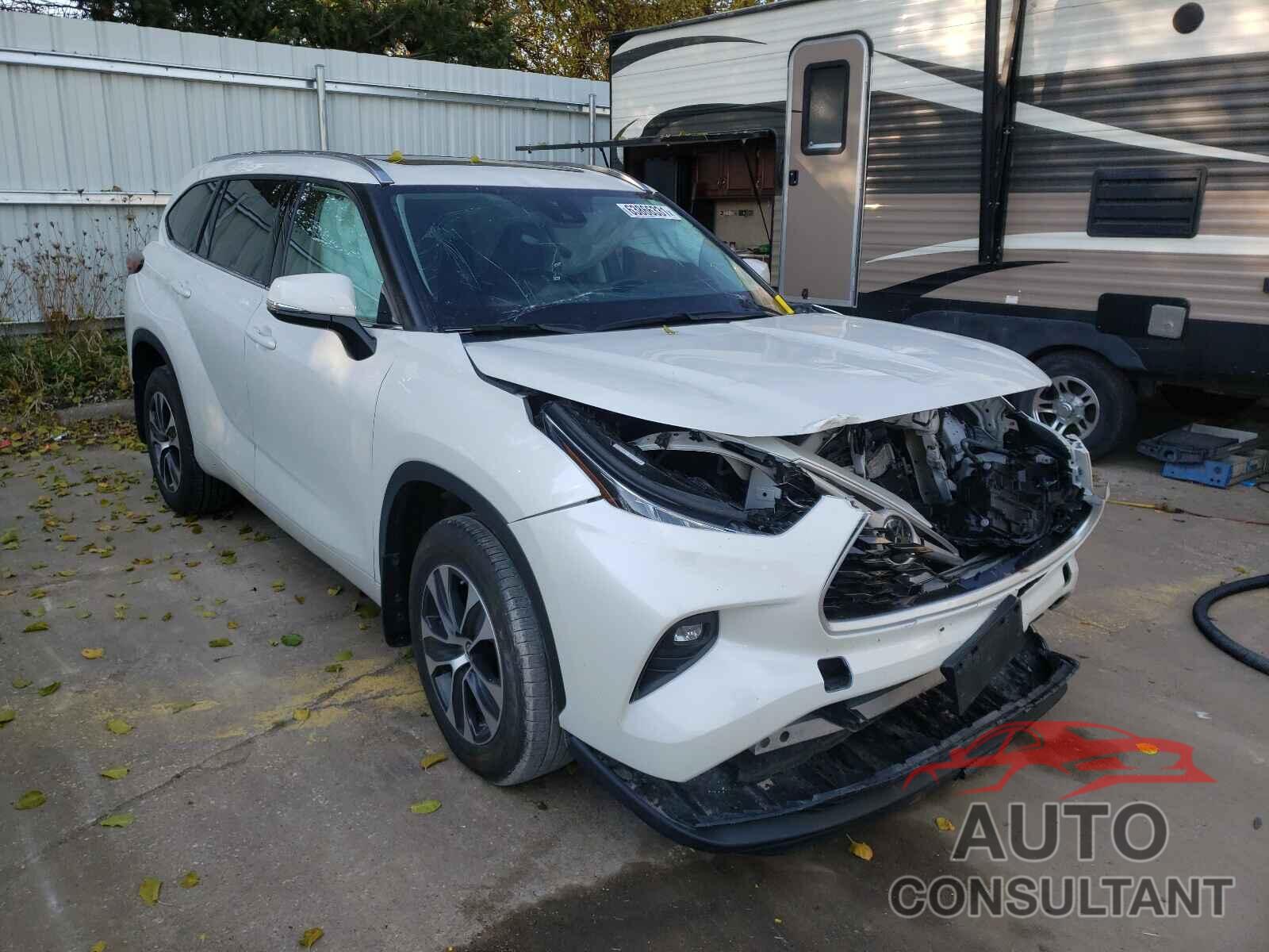 TOYOTA HIGHLANDER 2020 - 5TDGZRBH6LS501083