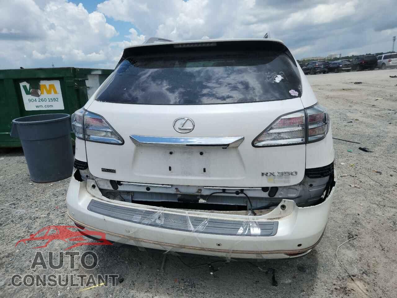 LEXUS RX350 2011 - 2T2BK1BA6BC112501