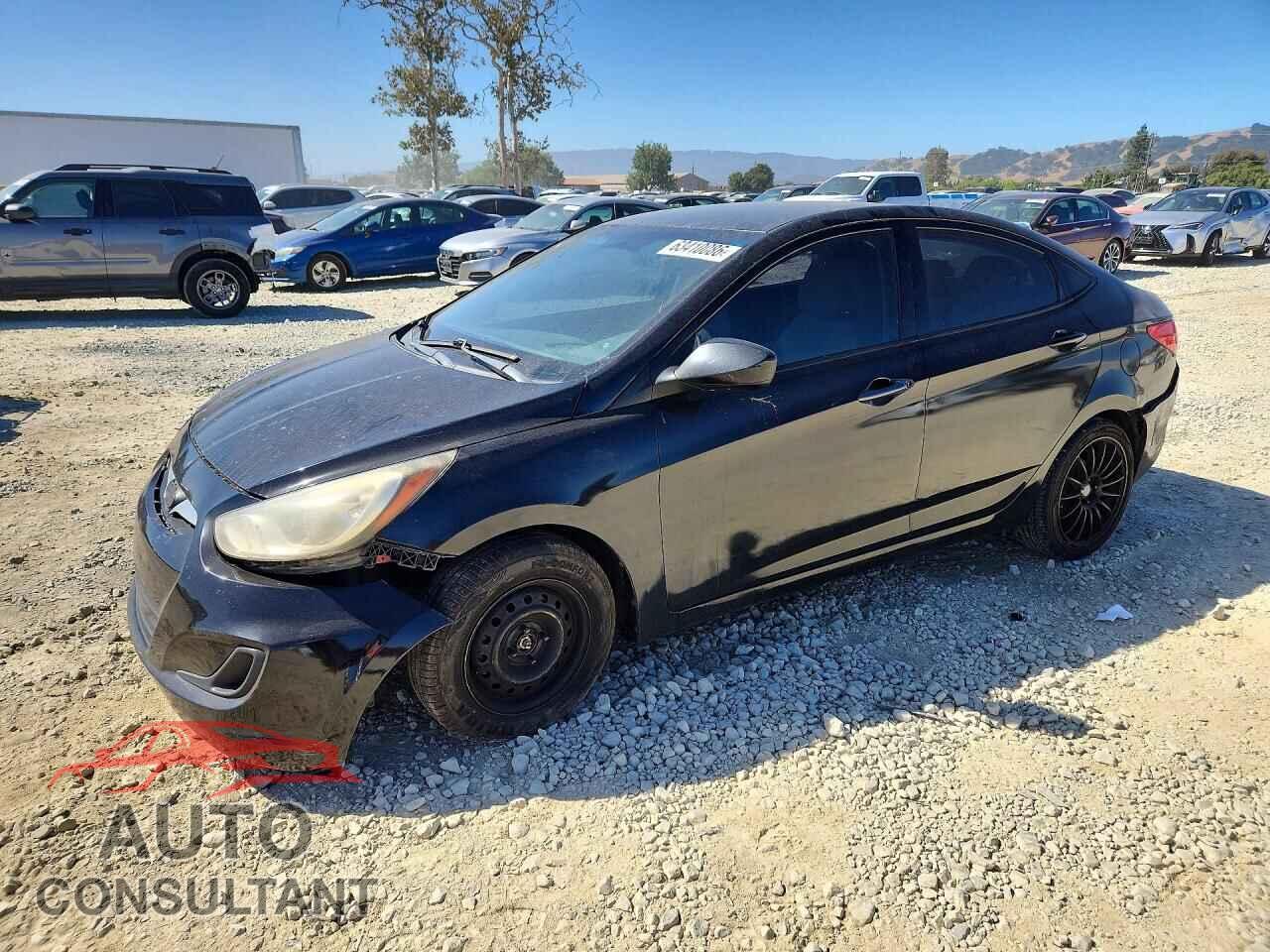 HYUNDAI ACCENT 2013 - KMHCT4AE2DU482213