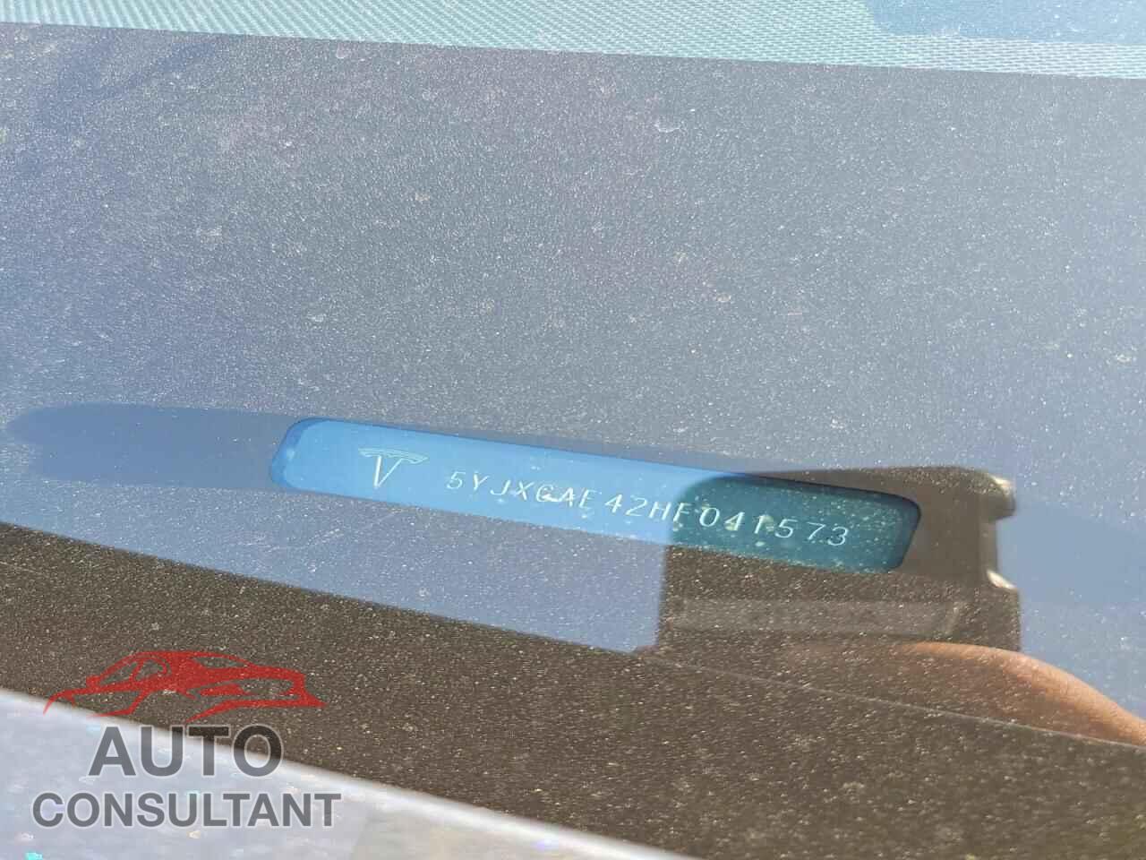 TESLA MODEL X 2017 - 5YJXCAE42HF041573