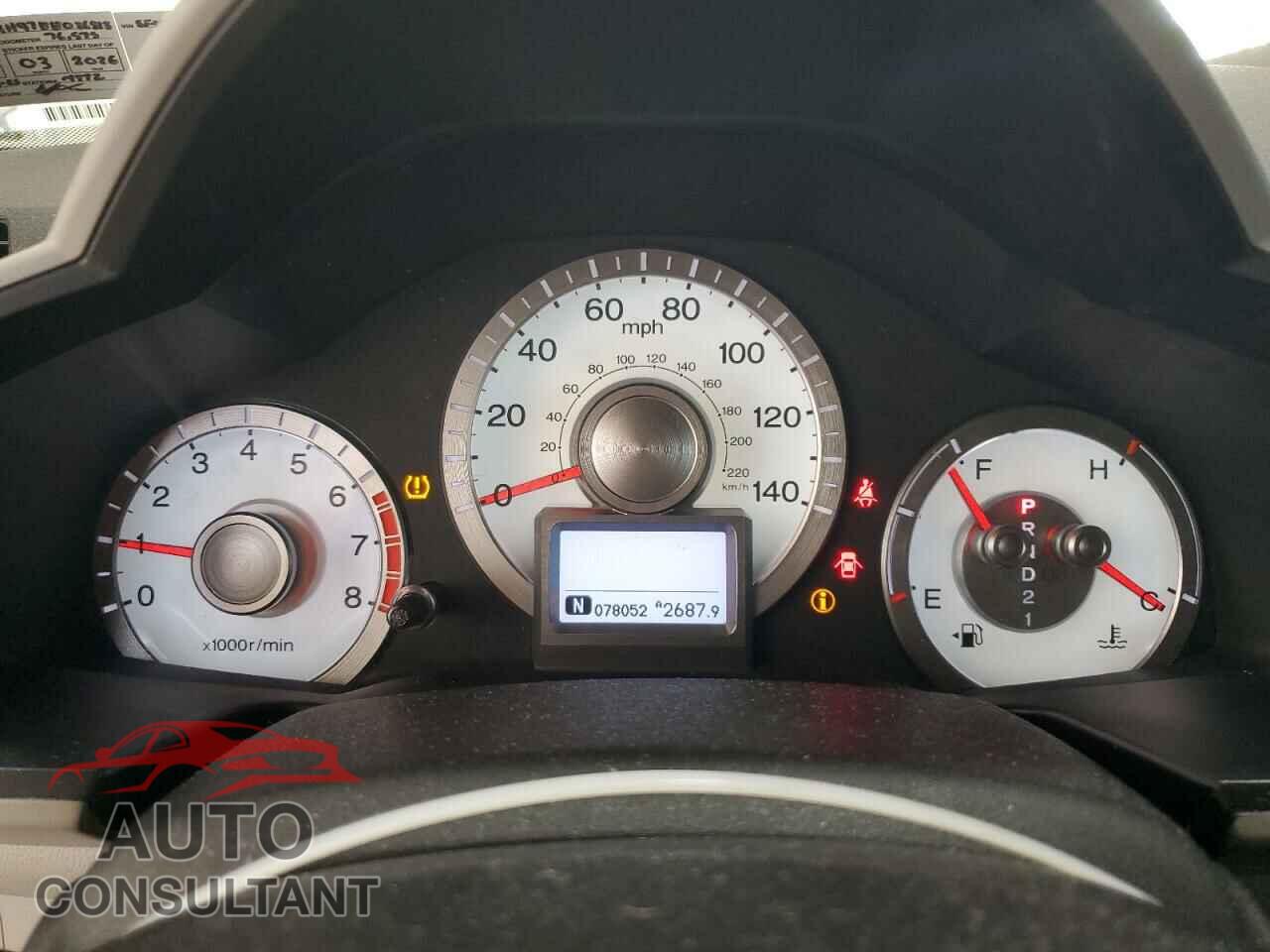 HONDA PILOT 2011 - 5FNYF4H97BB086813