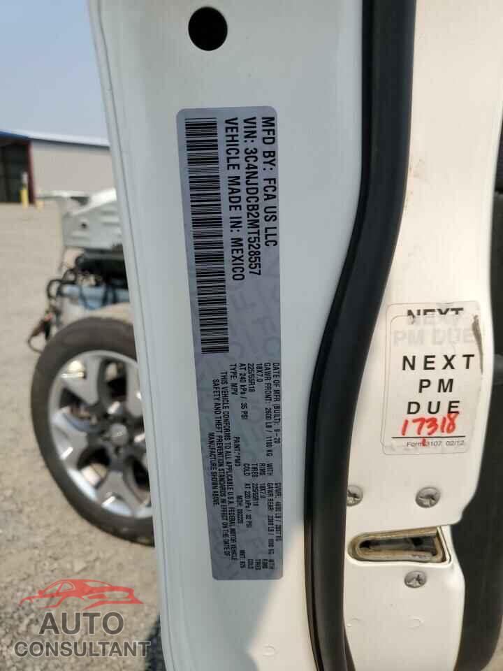JEEP COMPASS 2021 - 3C4NJDCB2MT528557