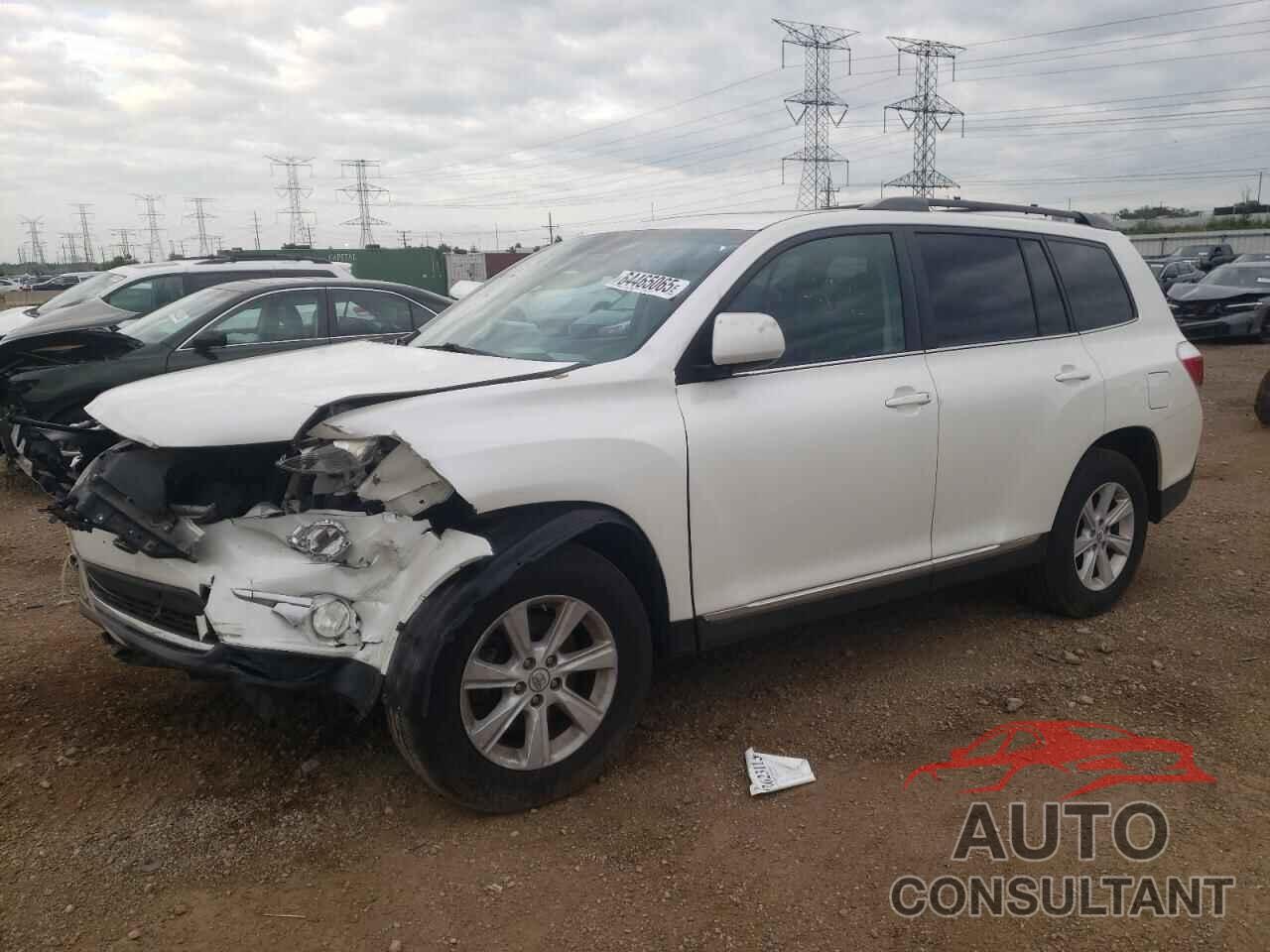TOYOTA HIGHLANDER 2012 - 5TDBK3EH2CS139485