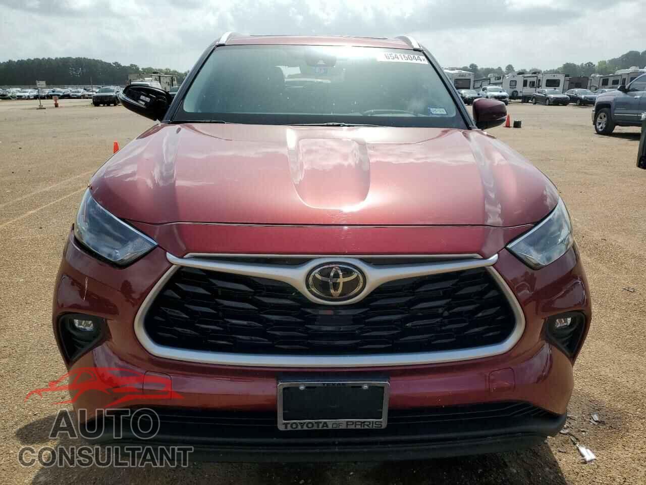 TOYOTA HIGHLANDER 2022 - 5TDGZRAH4NS121065